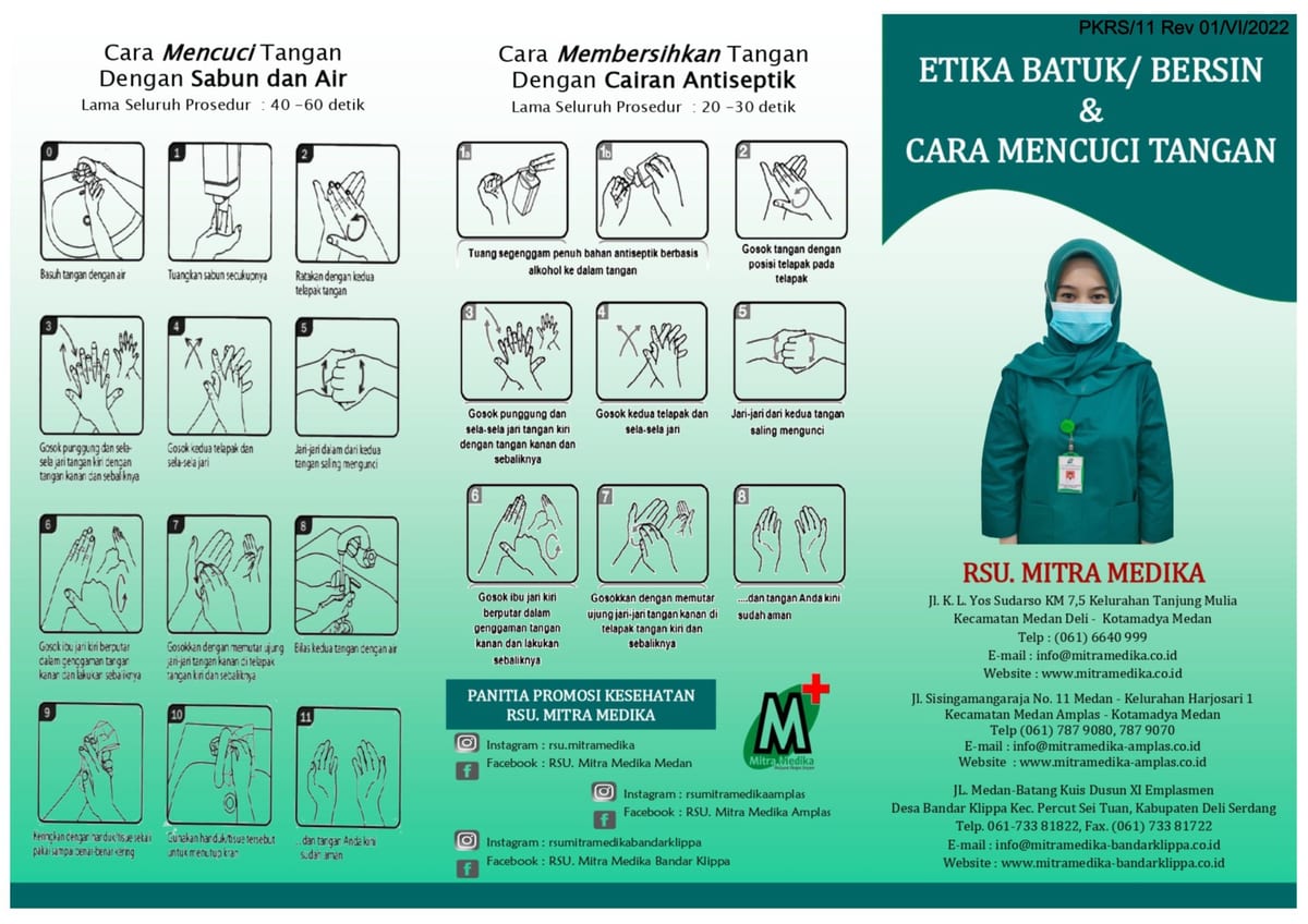 Etika Batuk/Bersin & Cara Mencuci Tangan