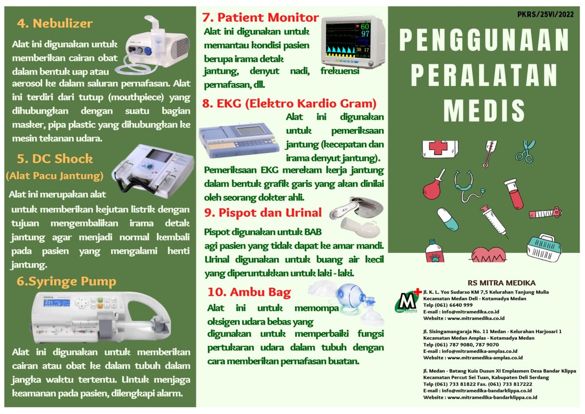 Panduan Edukasi Penggunaan Peralatan Medis & Alat Bantu Pasien