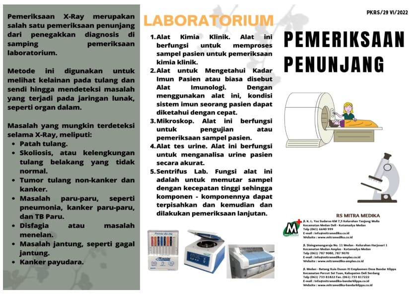 Panduan Pemeriksaan Penunjang Medis: Laboratorium, Radiologi, & USG